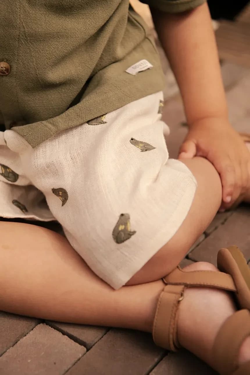 Olivier Shorts Льняные шорты Frogs - фото 6