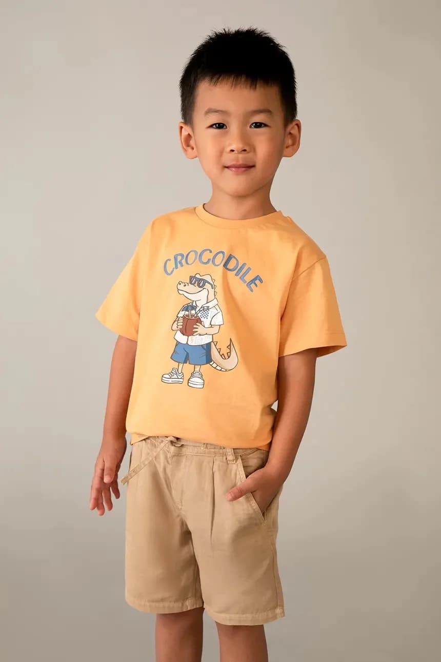 Детские шорты с льном