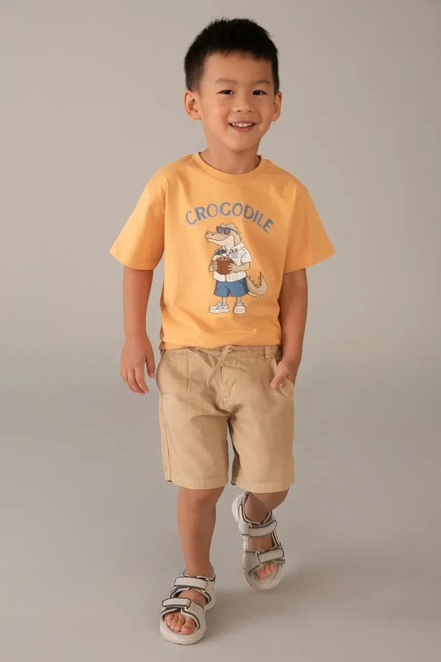 Детские шорты с льном - фото 3