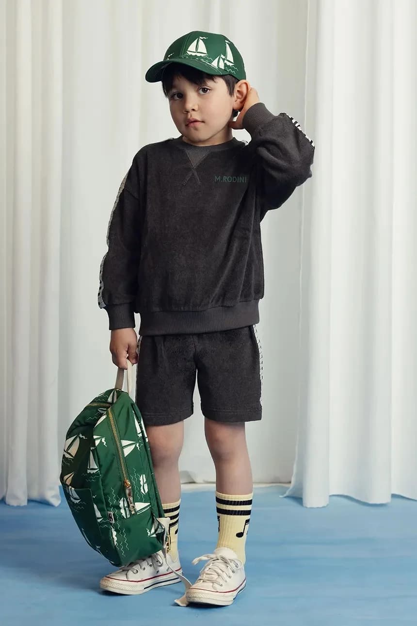 Детские махровые шорты Piano из хлопка - фото 5