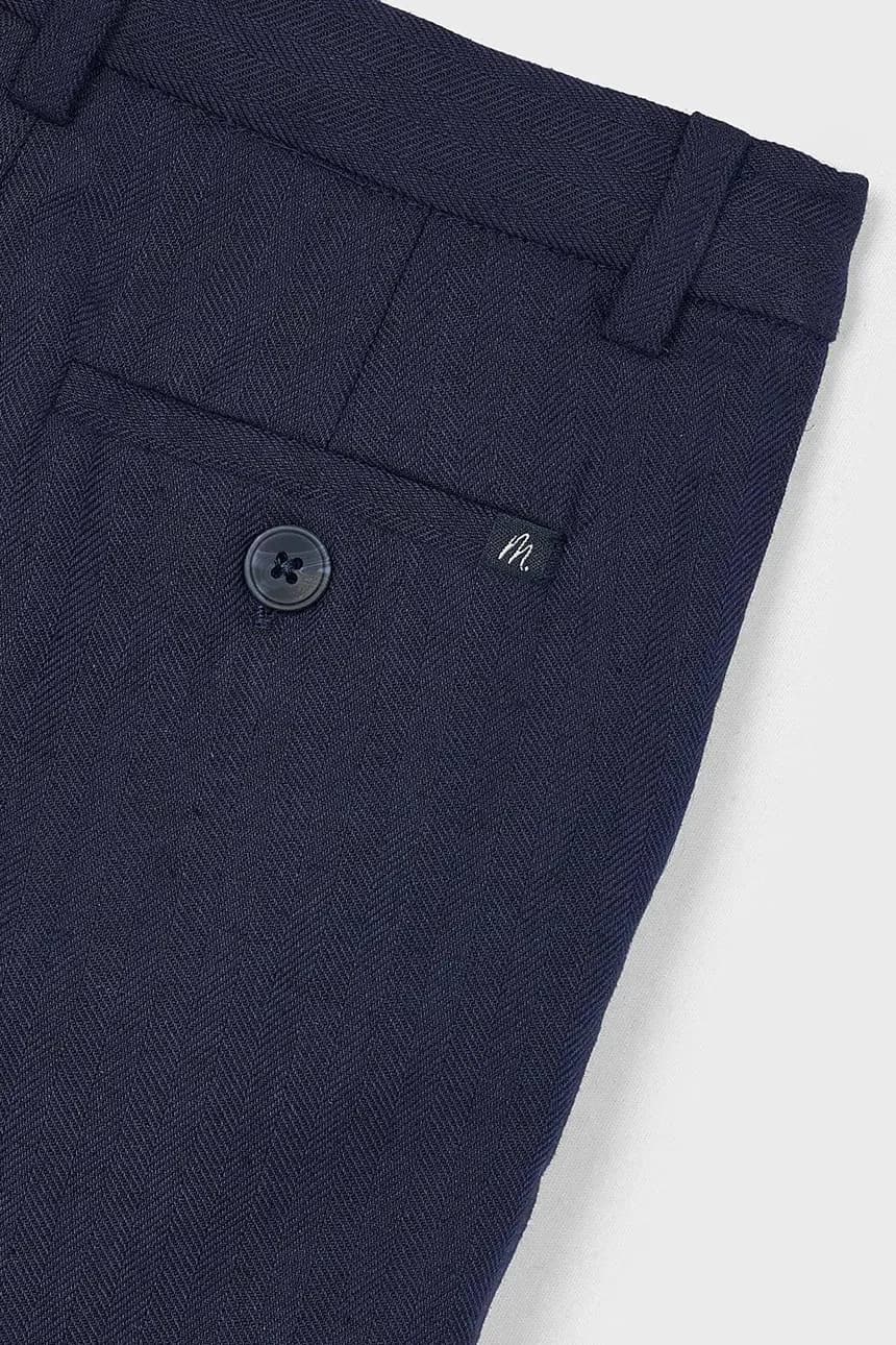 Детские брюки из смесового льна - фото 3