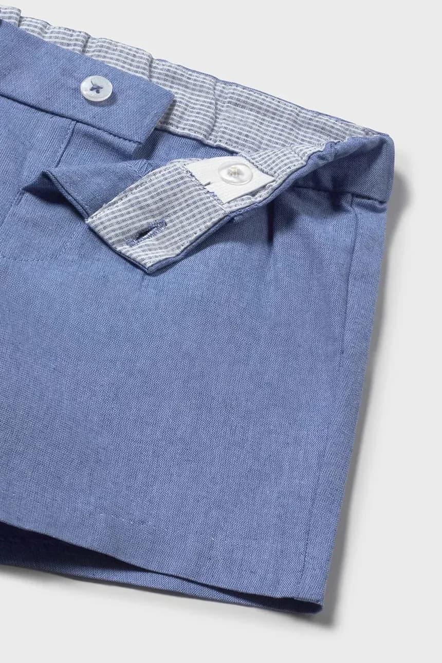 Детские шорты из смесового льна - фото 4