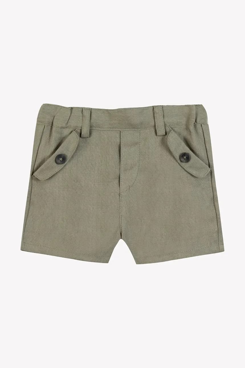 Детские льняные шорты - фото 2