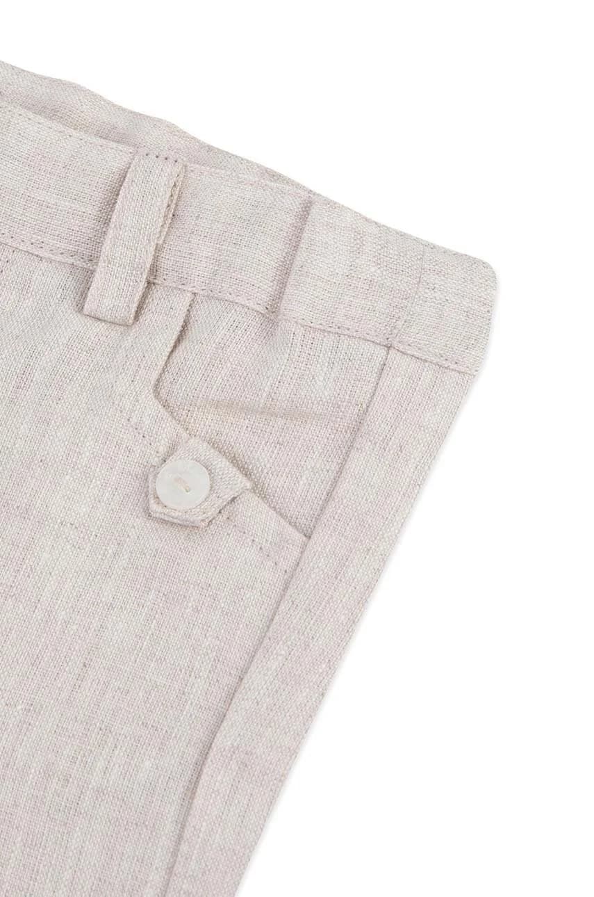 Детские льняные шорты - фото 4