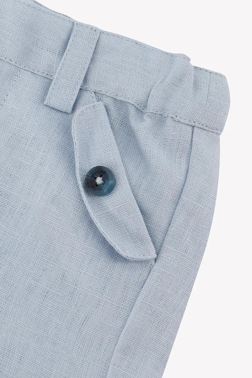 Детские льняные шорты - фото 4