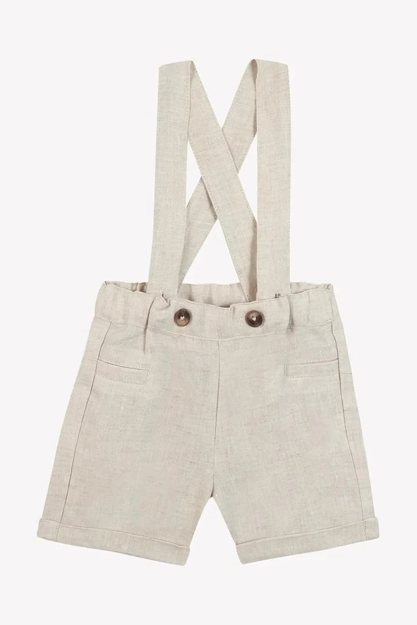 Детские льняные шорты