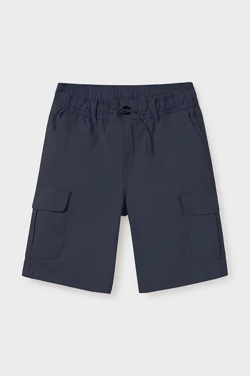Детские шорты карго из смесового льна