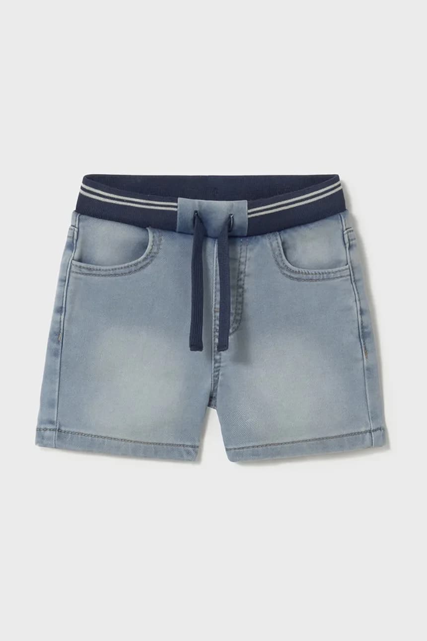 Детские джинсовые шорты-джоггеры из мягкого денима