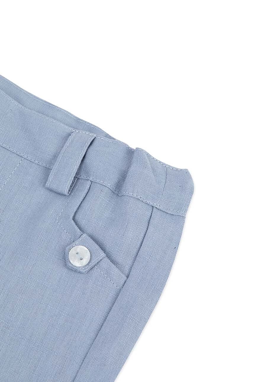 Детские льняные шорты - фото 4