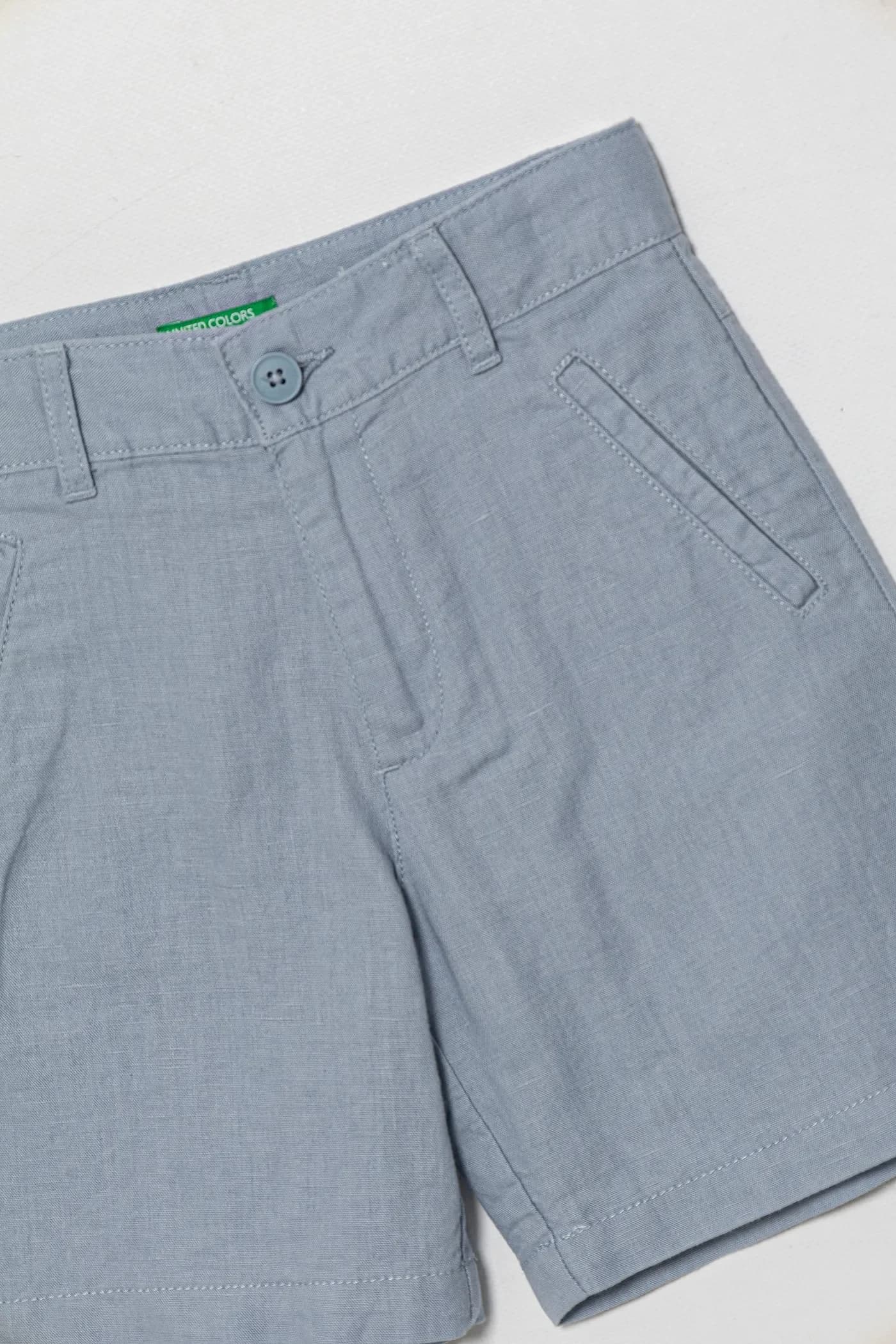 Детские льняные шорты - фото 3