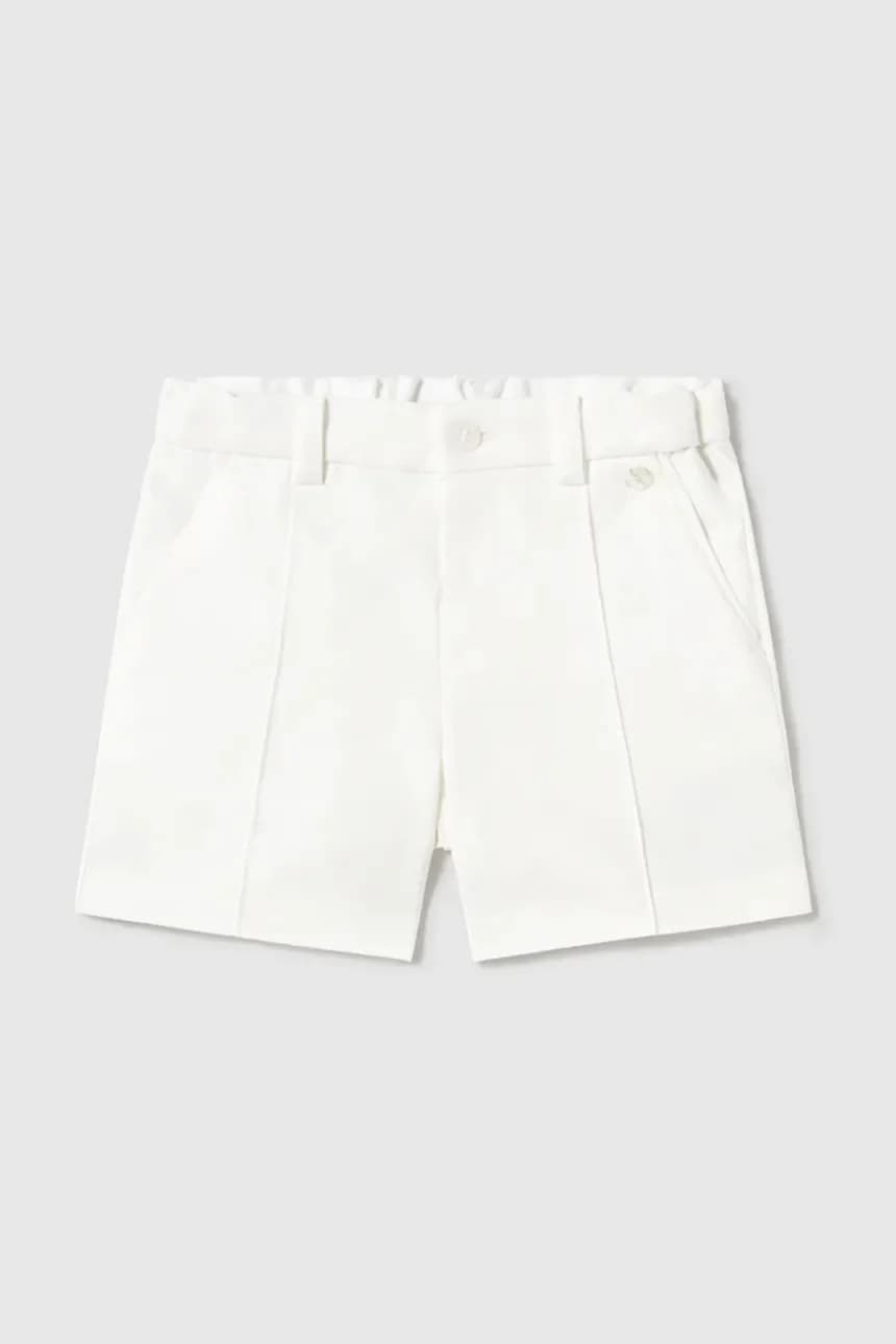 Детские шорты из смесового льна