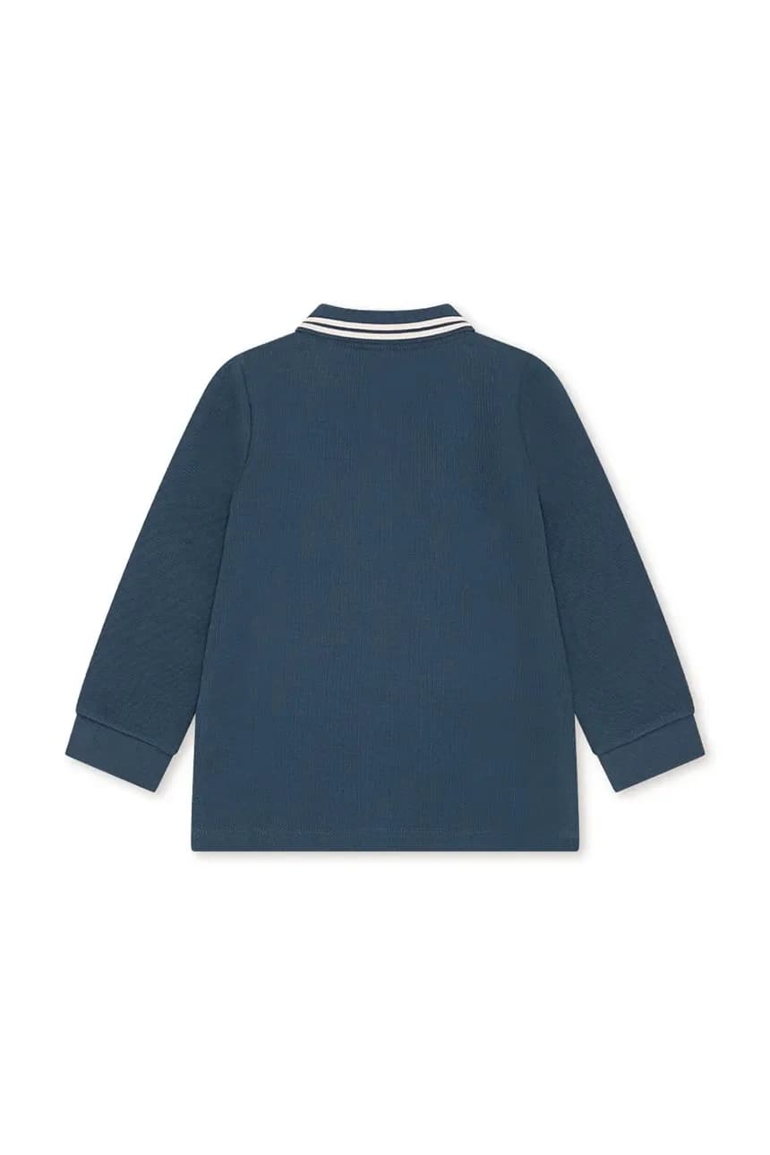 Детская хлопковая рубашка с длинным рукавом FLORIAN LS POLO GOTS - фото 2