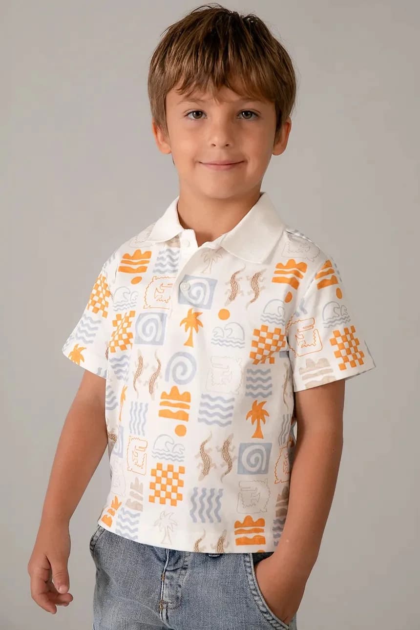 Детское хлопковое поло - фото 5