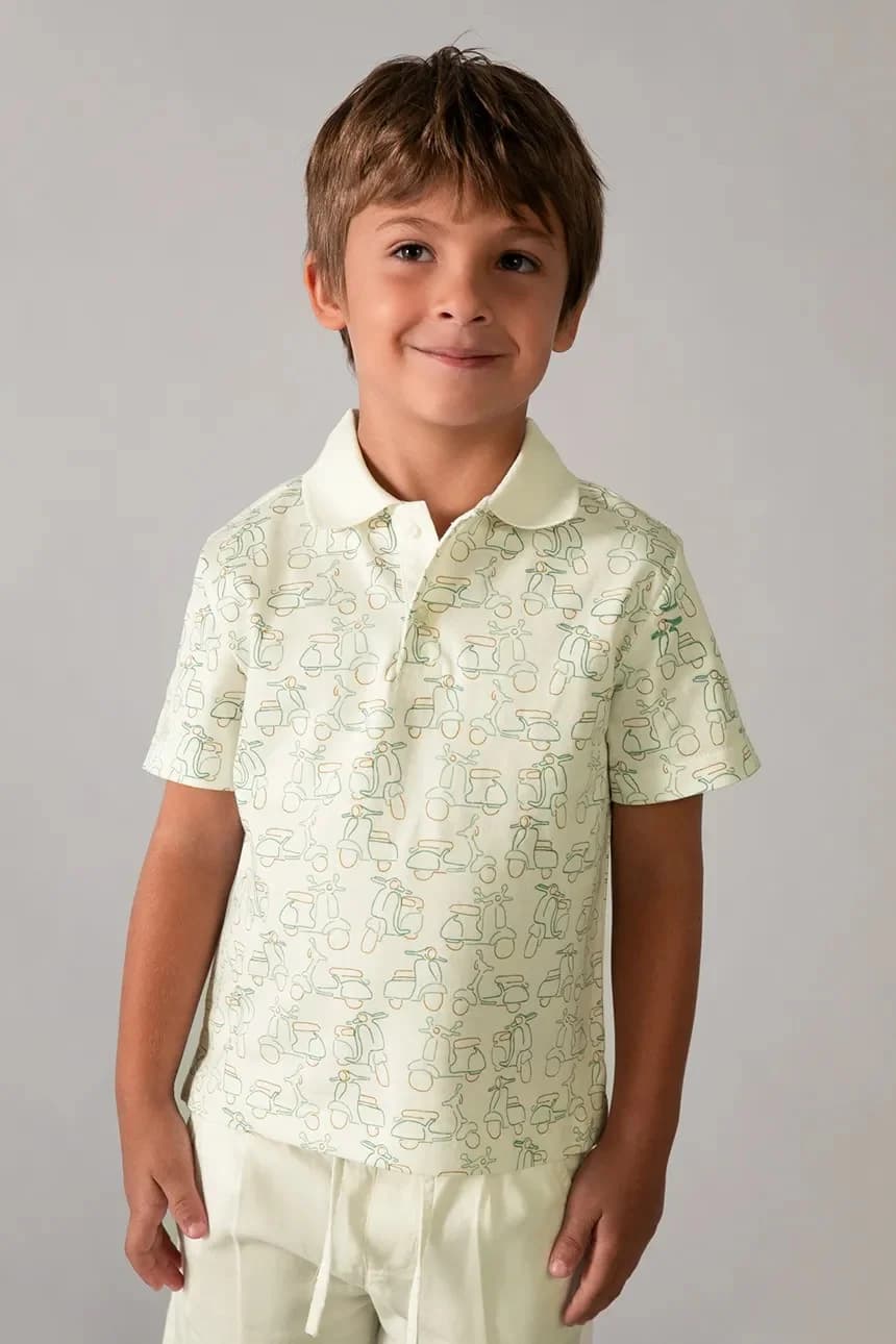 Детское хлопковое поло