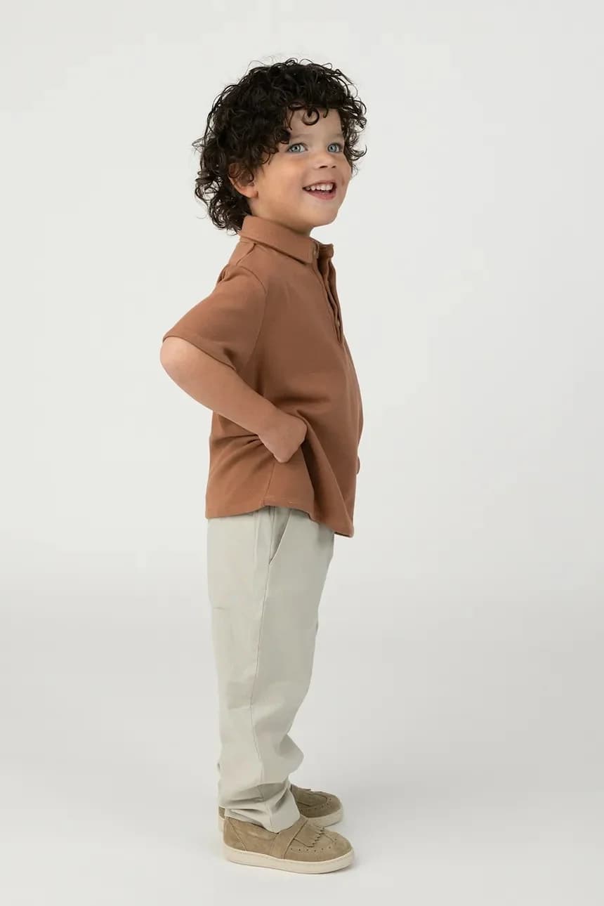 Детская футболка-поло Wouti Shirt Golden Retriever - фото 5