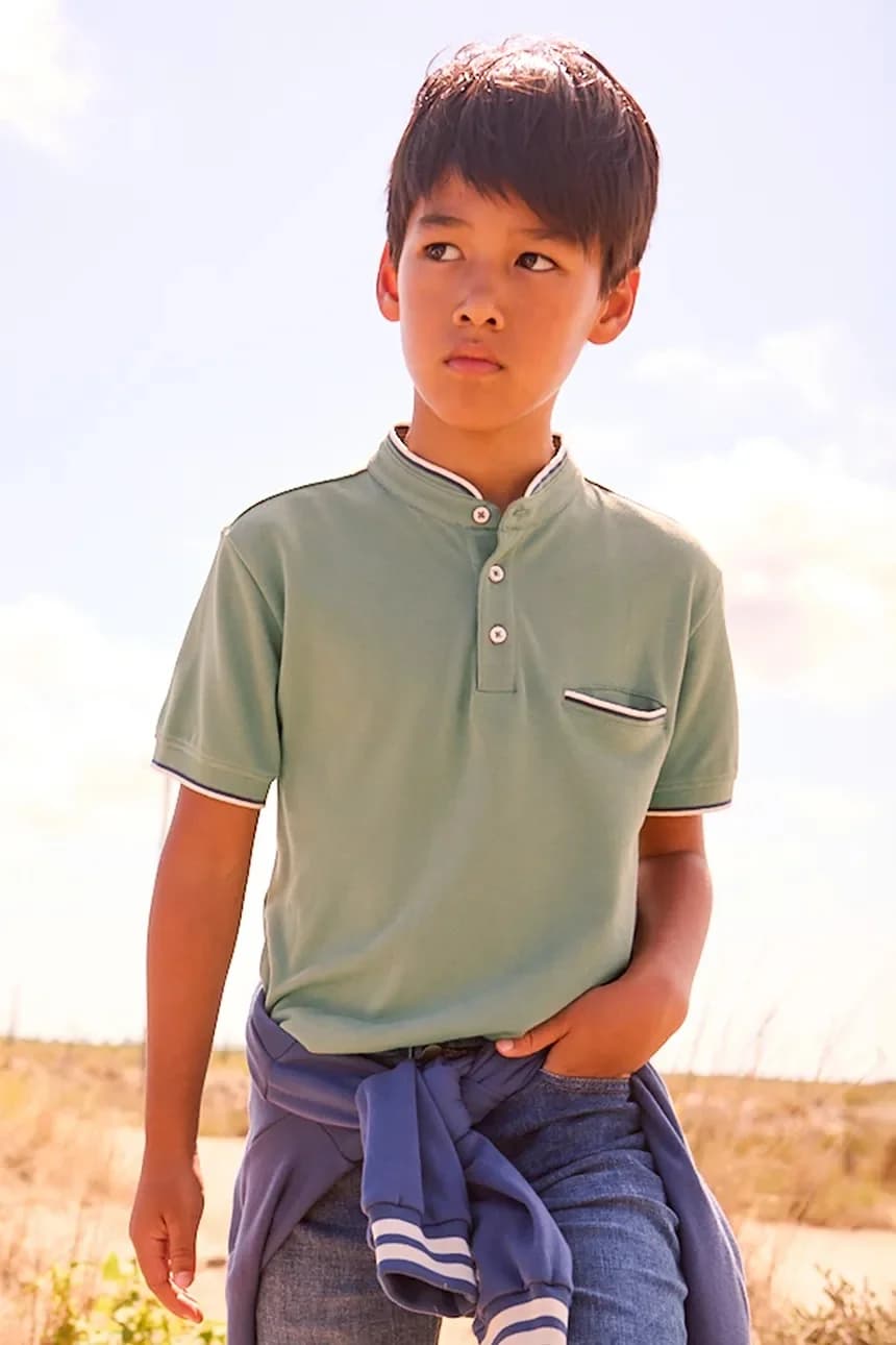 Детское хлопковое поло