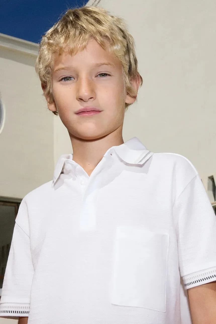 Детское хлопковое поло