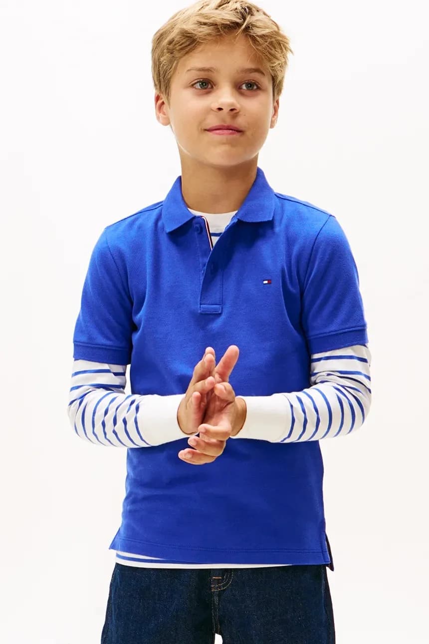 Детское хлопковое поло