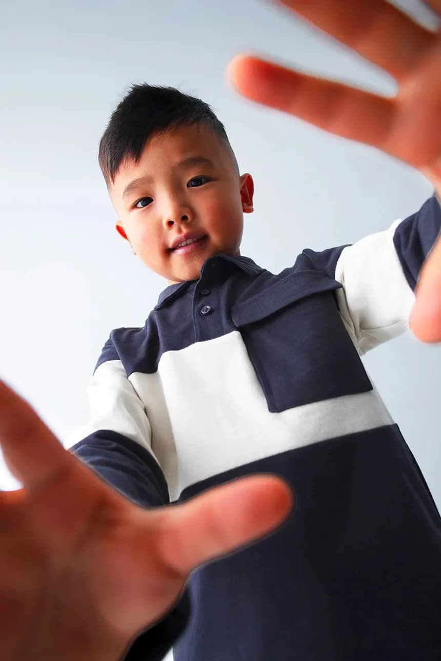 Хлопковая рубашка с длинным рукавом - фото 5