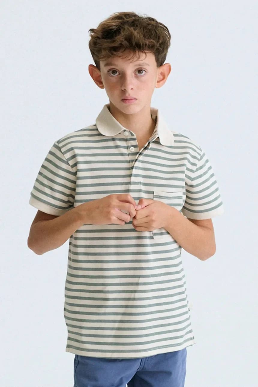 Детское хлопковое поло - фото 5