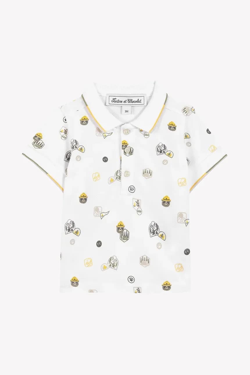 Детское хлопковое поло