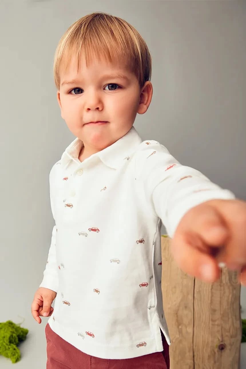 Детское хлопковое поло