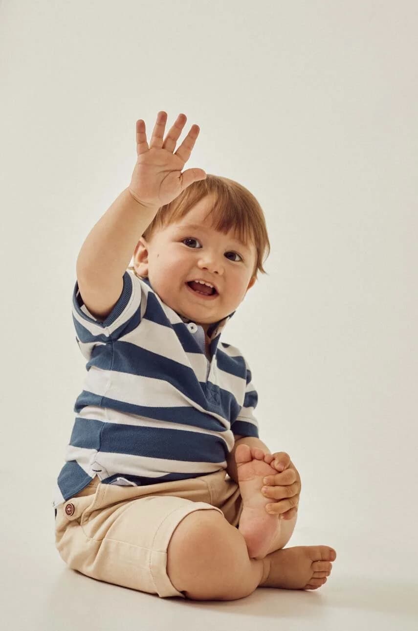 Детское хлопковое поло