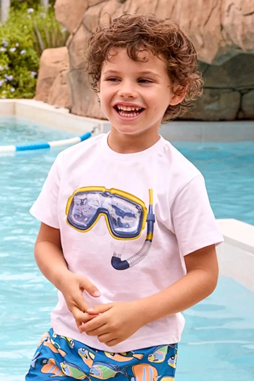 Детская хлопковая футболка