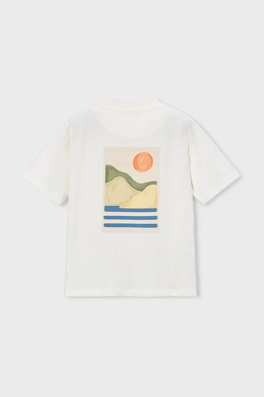 Детская хлопковая футболка Boston от Mayoral - фото 2