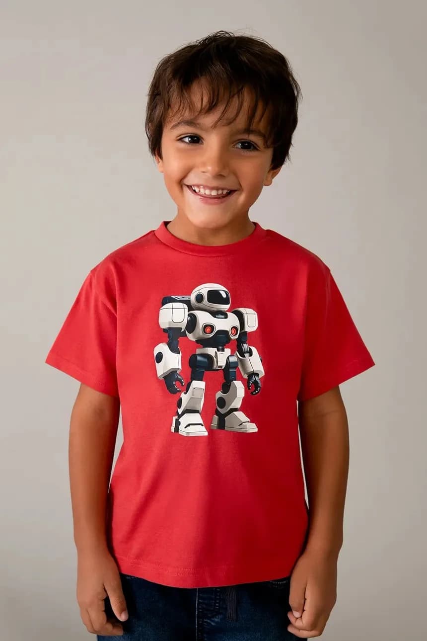 Детская хлопковая футболка