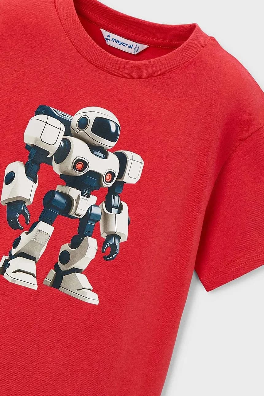 Детская хлопковая футболка - фото 4