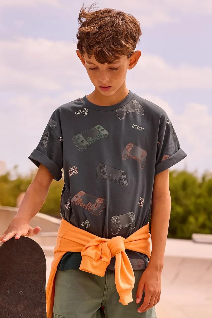 Детская хлопковая футболка