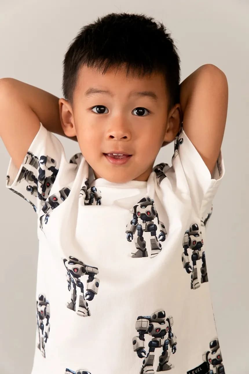 Детская хлопковая футболка