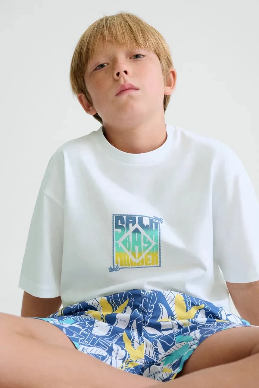 Детская хлопковая футболка