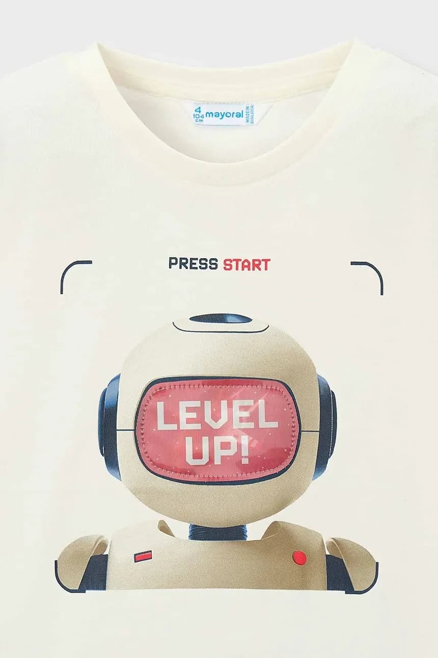 Детская хлопковая футболка - фото 4