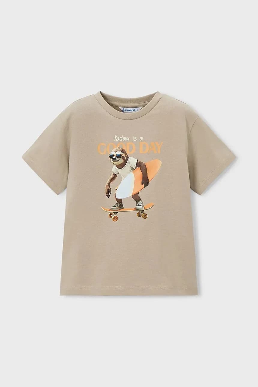 Детская хлопковая футболка - фото 2