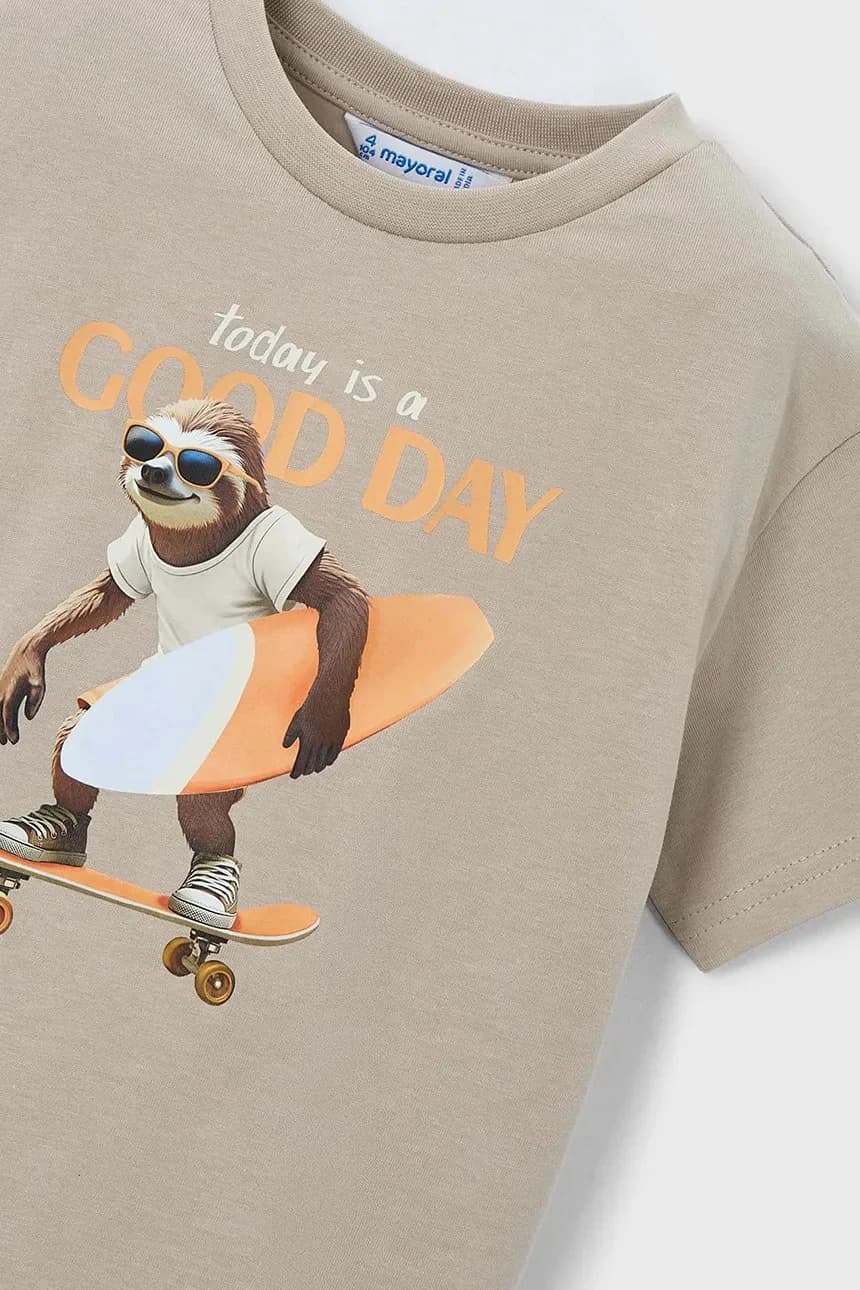 Детская хлопковая футболка - фото 4