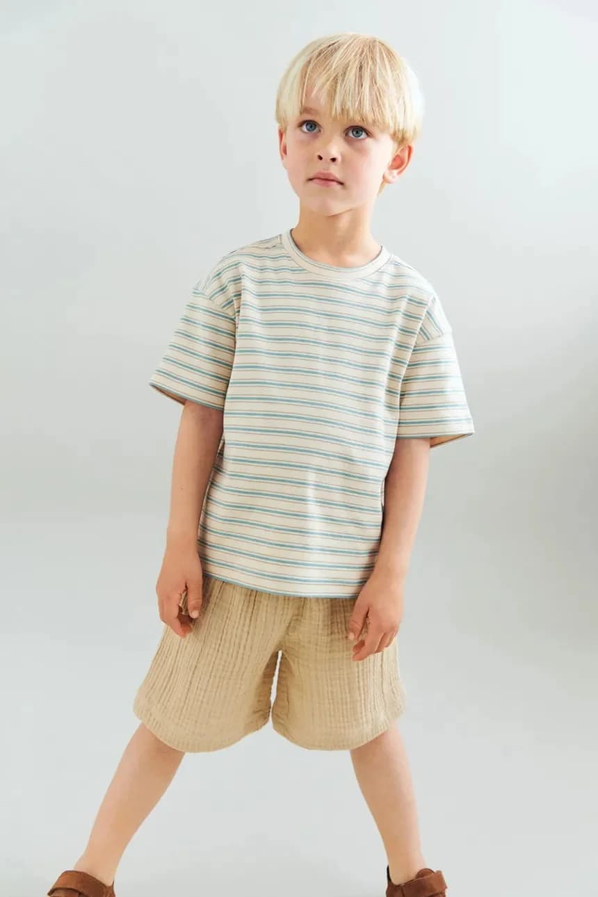 Детская хлопковая футболка