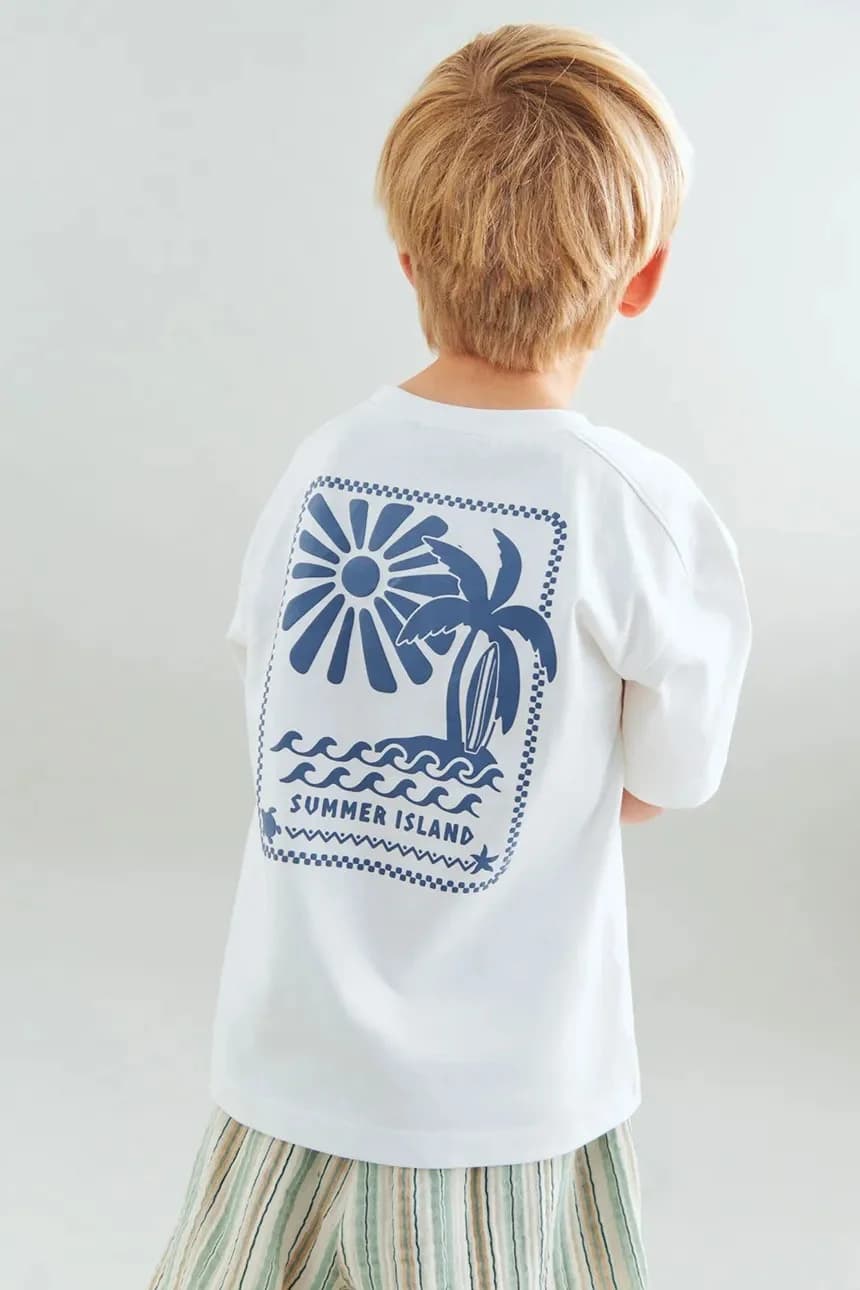 Детская хлопковая футболка