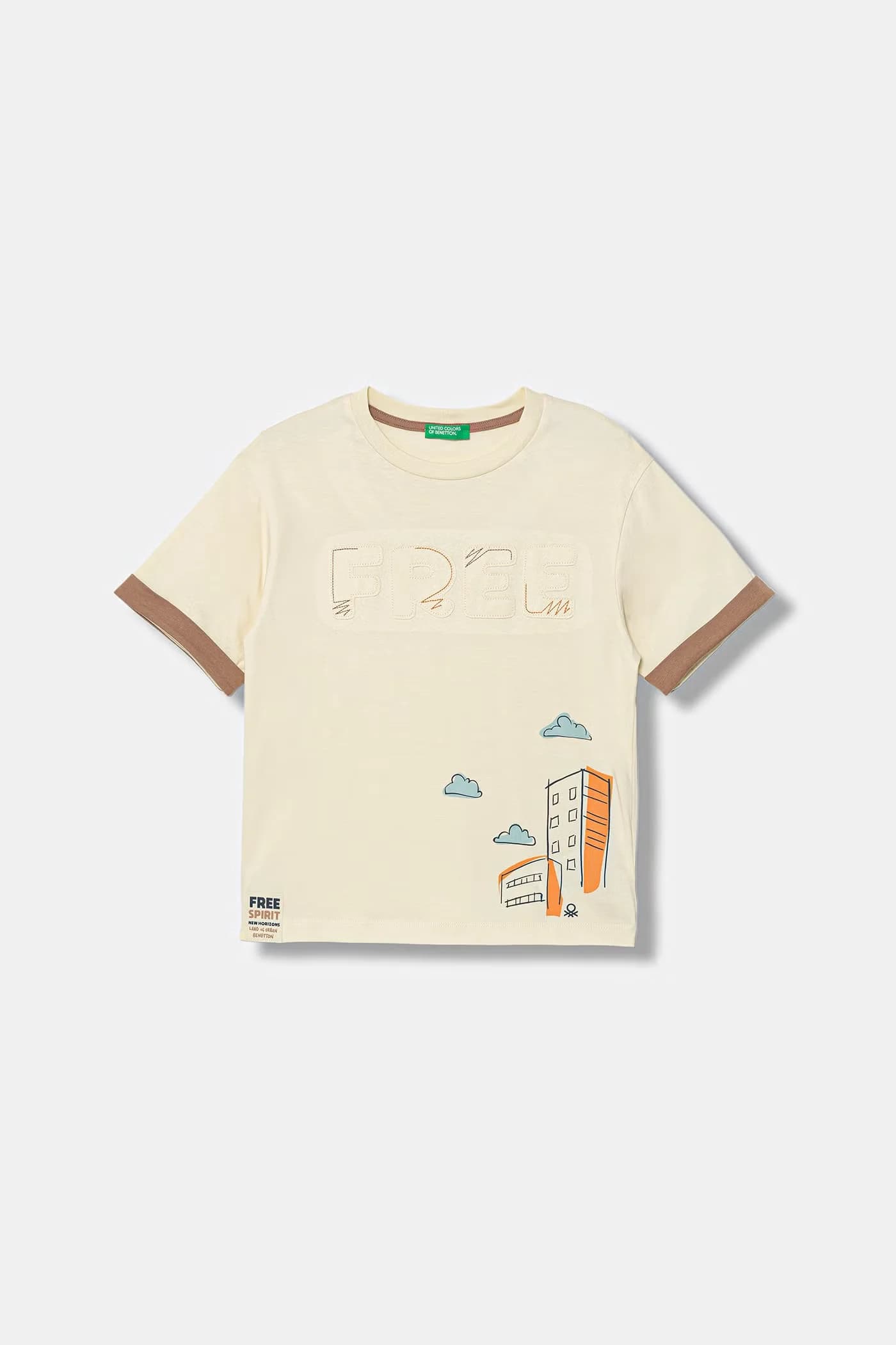 Детская хлопковая футболка