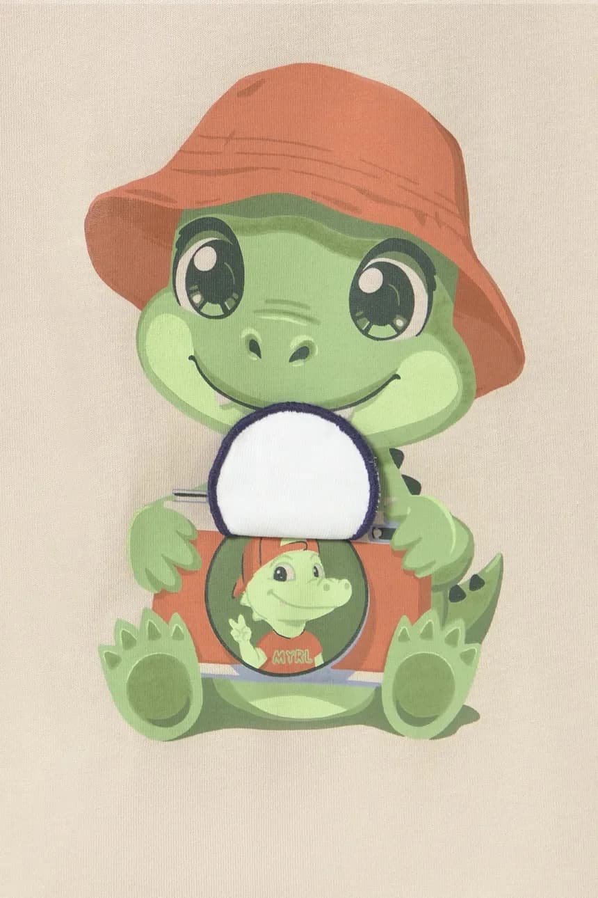 Детская хлопковая футболка - фото 4