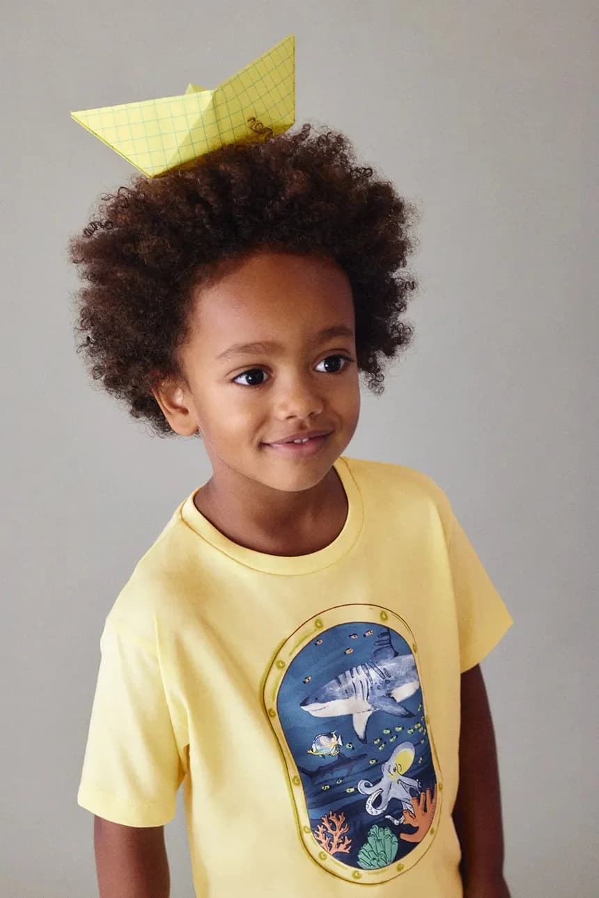 Детская хлопковая футболка