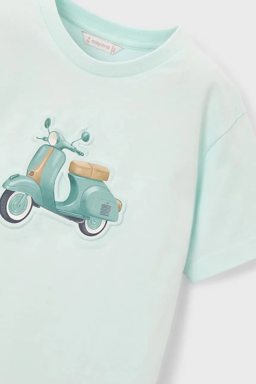 Детская хлопковая футболка - фото 4