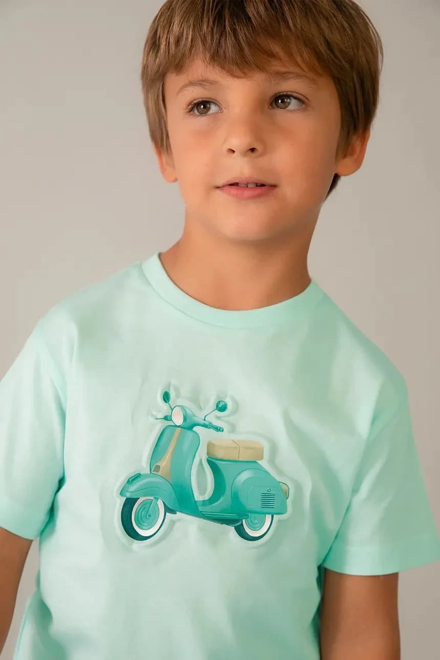 Детская хлопковая футболка - фото 5