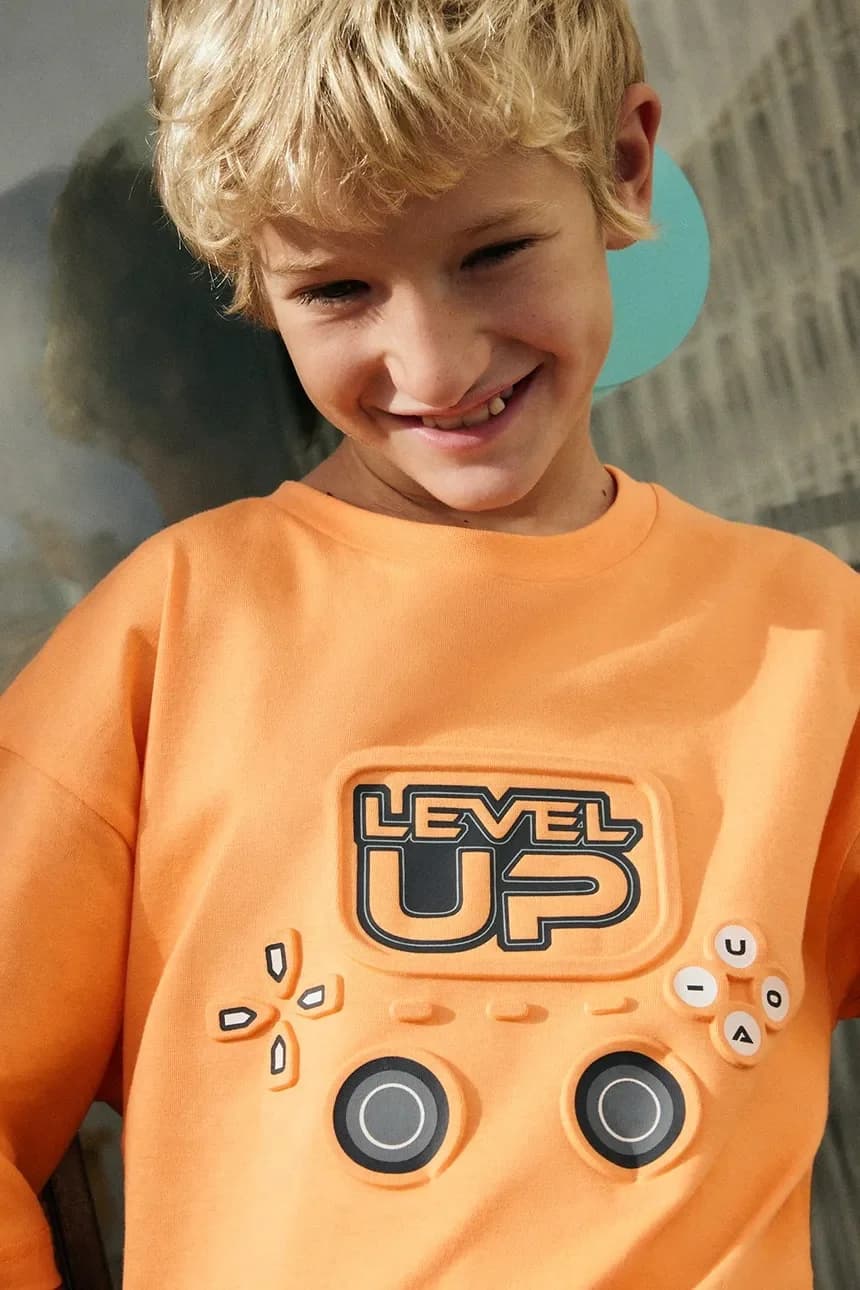 Детская хлопковая футболка