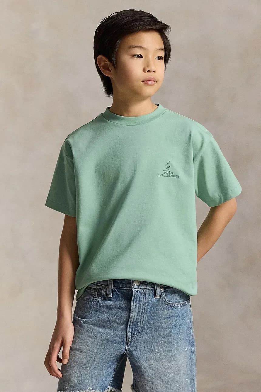 Детская хлопковая футболка