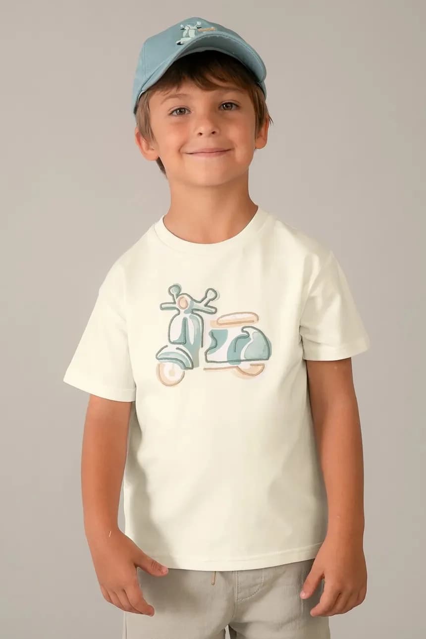 Детская хлопковая футболка - фото 5