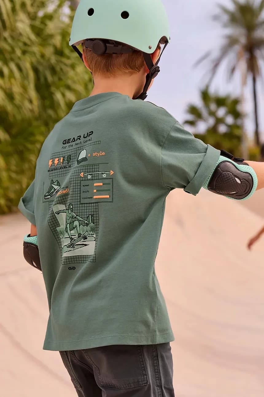 Детская хлопковая футболка - фото 5