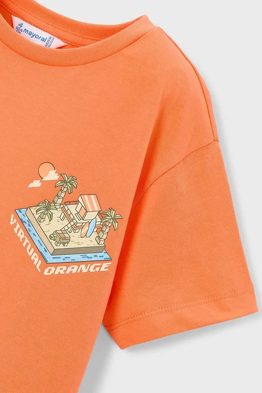 Детская хлопковая футболка - фото 4