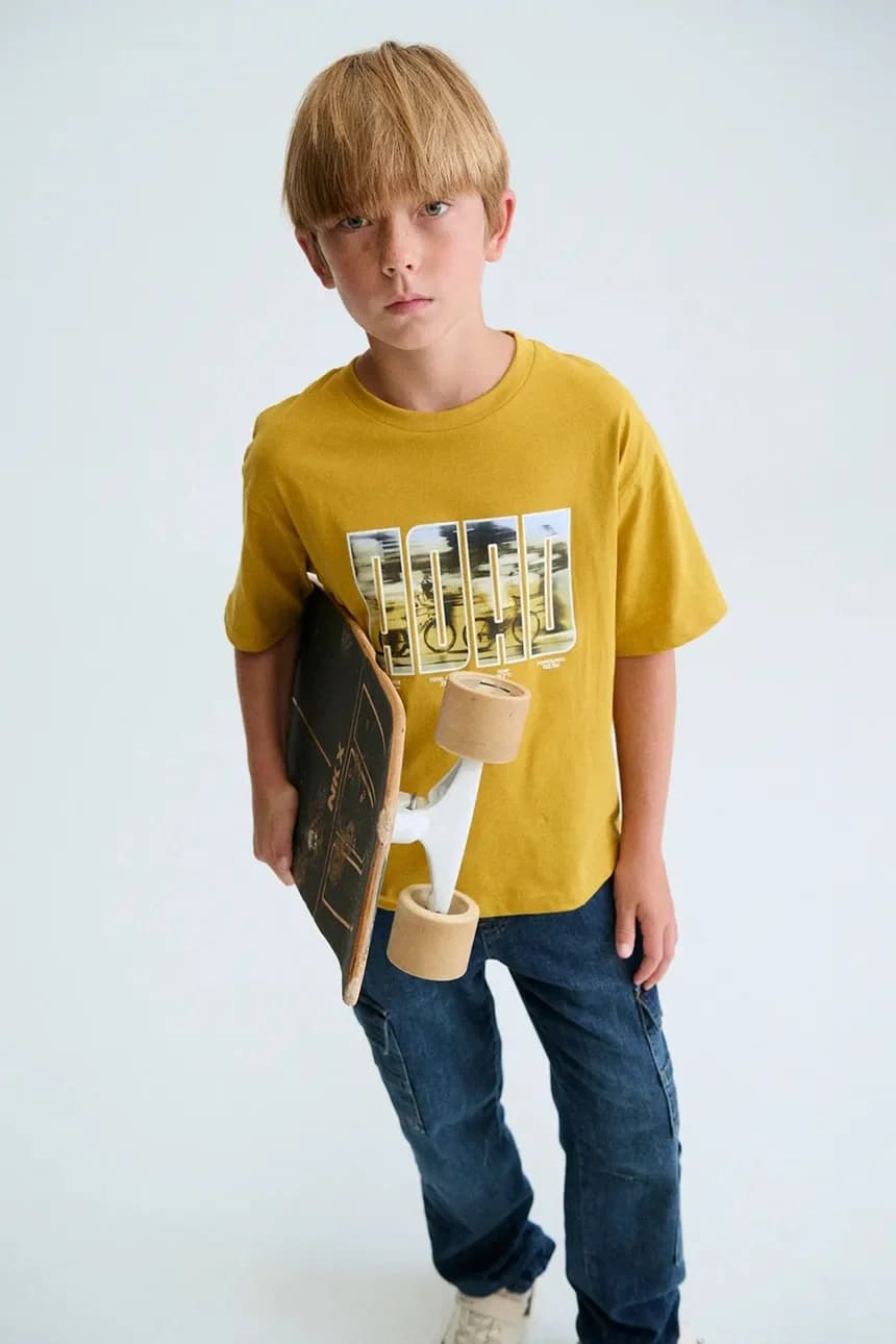 Детская хлопковая футболка - фото 5